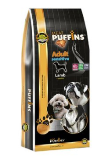 Puffins Dog Adult Sensitive Lamb Rice 1kg