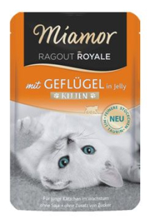 Miamor Cat Ragout Junior kapsa drůbež v želé 100g