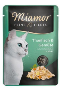 Miamor Cat Filet kapsa tuňák+zelenina v želé 100g