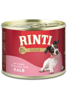 Rinti Dog Gold konzerva telecí 185g