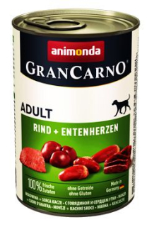 Animonda pes GRANCARNO konz. ADULT hov/kach.srdce 400g