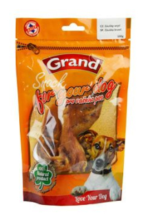 GRAND Suš. Mňamka vepř.záušky 100g