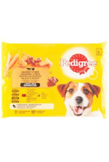 Pedigree kapsa masový výběr s mrkví ve šťávě 4x100g