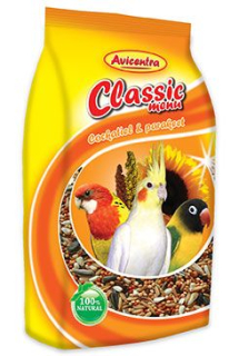 Avicentra Classic menu malý papoušek 500g