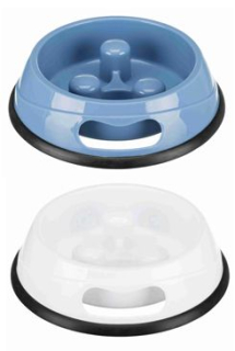 Miska plast proti hltání 0,45l 20cm mix barev TR 1ks