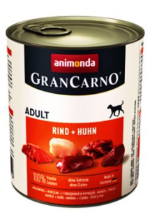 Animonda pes GRANCARNO konz. ADULT hovězí/kuřecí 800g