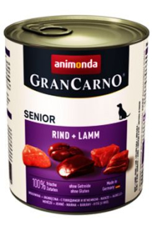 Animonda pes GRANCARNO konz. SENIOR hovězí/jehn 800g
