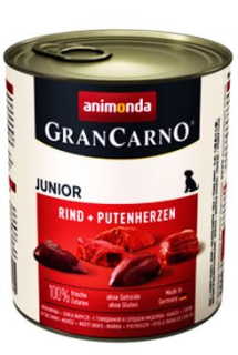 Animonda pes GRANCARNO konz. JUNIOR hov/krůt srdc 800g