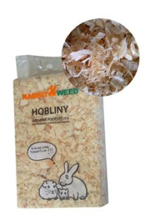 Hobliny podestýlka lis. hrubá TOP RabWeed 30l/0,6 kg