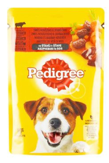 Pedigree kapsa Adult hovězí+jehně ve šťávě 100g