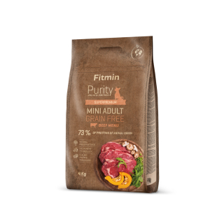 Fitmin dog Purity GF Adult Mini Beef - 4 kg