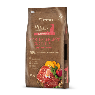 Fitmin dog Purity GF Puppy & Starter Beef - 12 kg