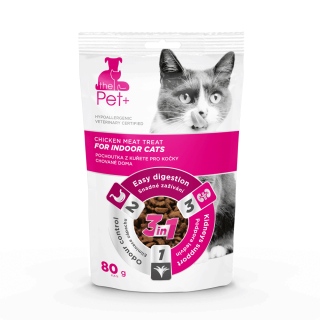 thePet+ Indoor pochoutky pro domácí kočky 80 g