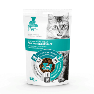 thePet+ Sterilised pochoutky pro kastrované kočky 80 g
