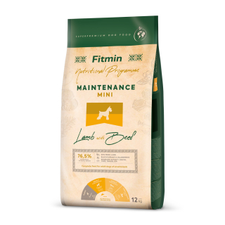 Fitmin Mini Maintenance Lamb with Beef krmivo pro malé psy 12 kg
