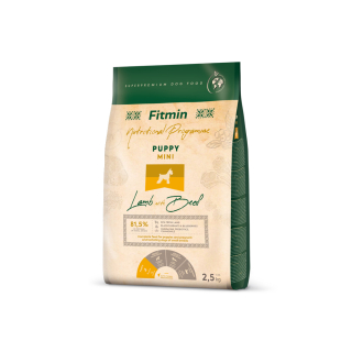 Fitmin dog mini puppy lamb beef - 2,5 kg