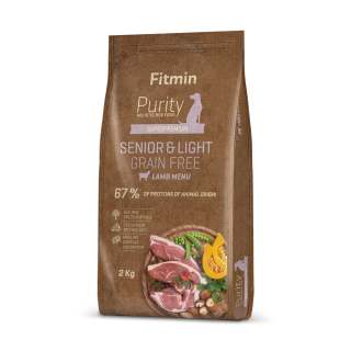 Fitmin dog Purity GF Senior&Light Lamb - 2 kg