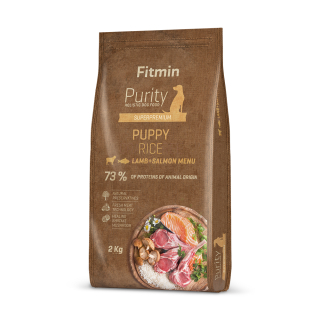 Fitmin dog Purity Rice Puppy Lamb&Salmon - 2 kg