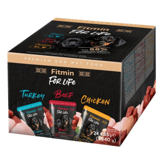 Fitmin For Life Multipack kapsiček pro psy 24 ks x 85 g