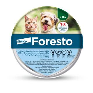 Foresto Obojek pro kočky a malé psy 38 cm