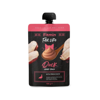 Fitmin For Life Cream sauce krémová kachní kapsička pro kočky 100 g