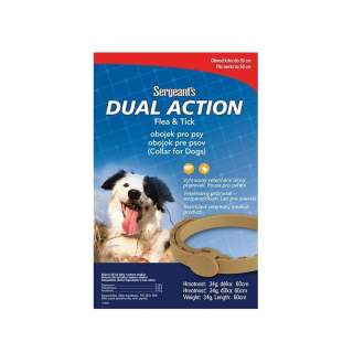 Sergeant´s Dual Action Flea and Tick ektoparazitní obojek pro psy