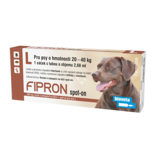 Antiparazitní spot-on Fipron pro střední a vetší psy (20 až 40 kg)